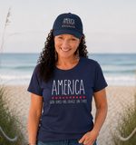 America Dad Hat Navy