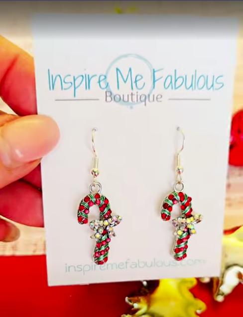 Candy Christmas Earrings