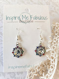 Crystal Flower Earrings