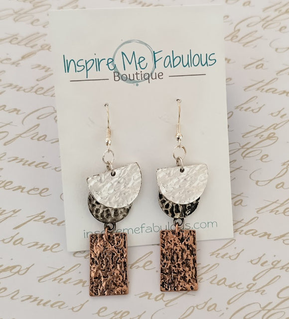 Geo Metal of Art Earrings