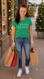 Merry Christmas Script Tee