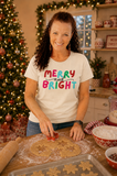 Merry & Bright Colorful Tee