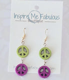 Peace Be With You Earrings