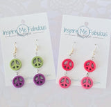 Peace Be With You Earrings