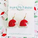 Santa's Lucky Hat Earrings