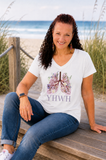YHWH Every Breath Speaks His Name V-neck Tee
