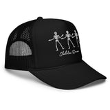 Skeleton Dance Foam trucker hat