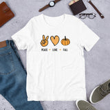 Peace-Love-Fall t-shirt