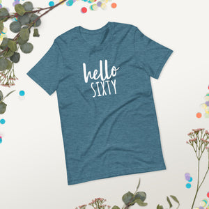 hello sixty Short-Sleeve Unisex T-Shirt