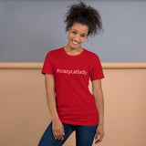 #crazycatlady Unisex t-shirt