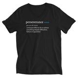 perseverance Unisex Short Sleeve V-Neck T-Shirt