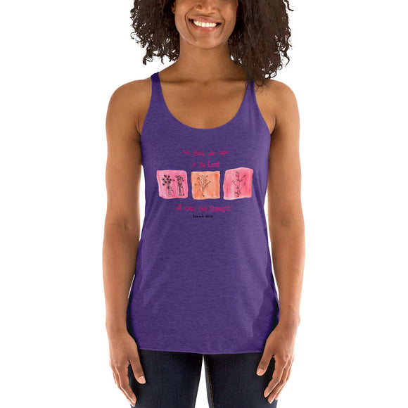 Hope in the Lord Women's Racerback Tank